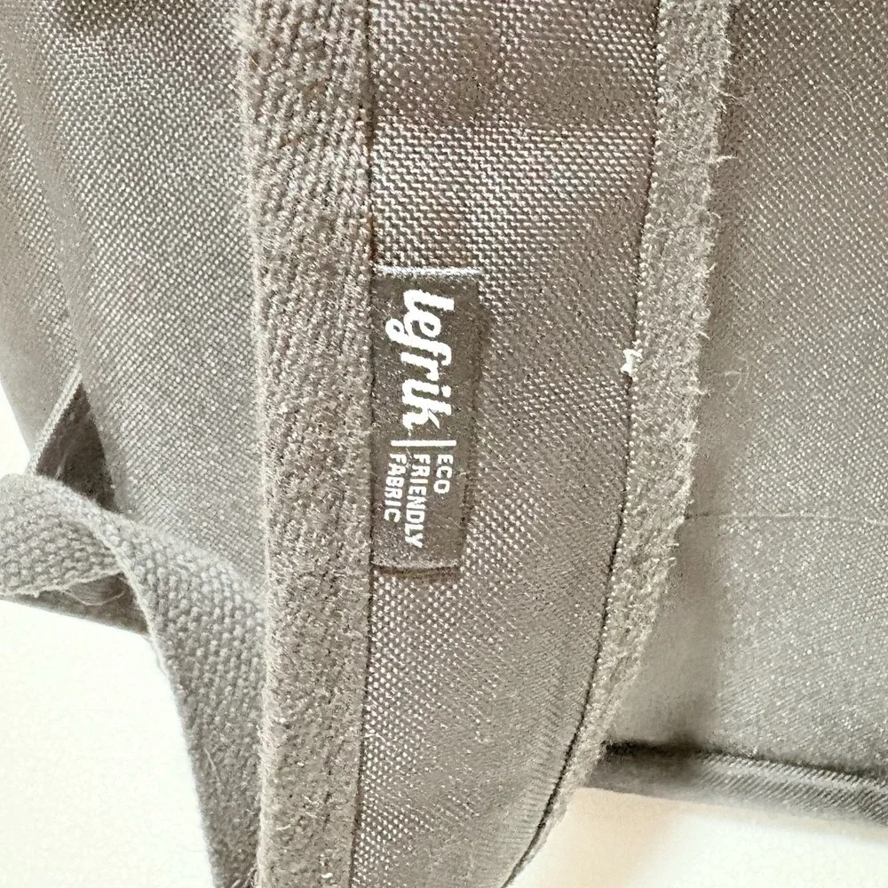 Lefrik Daily 15  Laptop Backpack Black RPET Recycled Travel Work School Bag